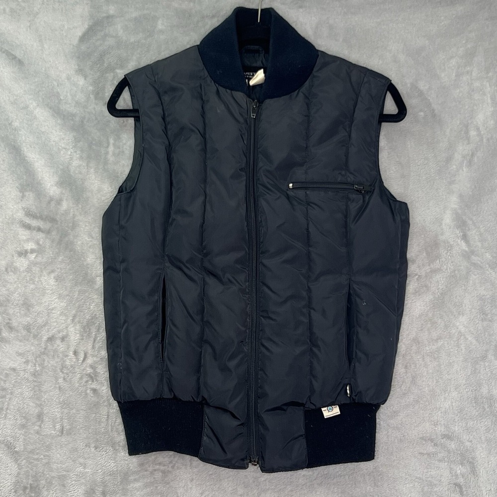 Obermeyer Ladies Black Goose Down Zip front  Quilted Puff Vest Size‎ Medium